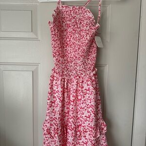 Altar'd State Pink Floral Dress